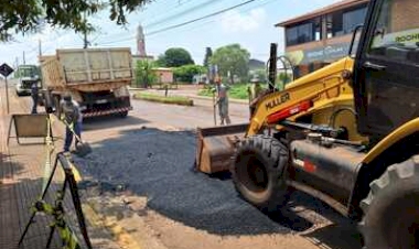 Prefeitura de Jacutinga se mobiliza para recuperar os danos causados pelas chuvas