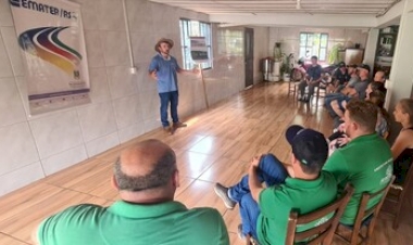 Emater/RS-Ascar capacita produtores de Aratiba em irrigação