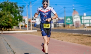 Atleta Tiago Perez disputa campeonato brasileira de Triathlon olímpico em Salvador-BA. 