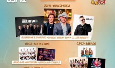 VI FECIATA de Três Arroios: evento imperdível com show de Guilherme e Santiago e Chopp Fest