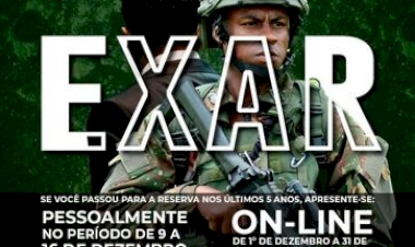 Exercício de Apresentação de Reserva - EXAR -2023