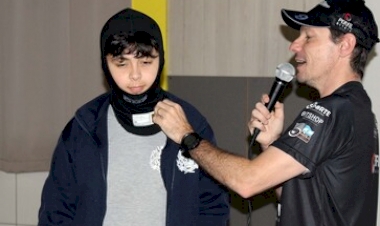 Estudantes de Severiano de Almeida conhecem mais sobre rally e trânsito