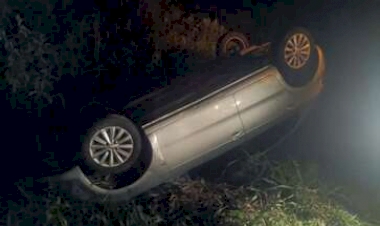 Barão do Cotegipe: motorista fica ferido em capotamento na ERS-480