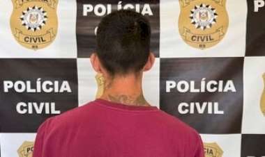 POLÍCIA CIVIL PRENDE PREVENTIVAMENTE EM ERECHIM AUTOR DE HOMICÍDIO