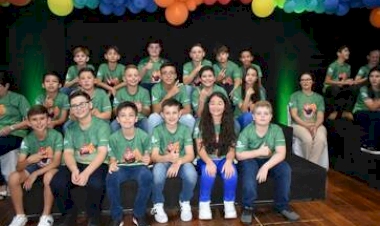 Brigada Militar de Machadinho realiza solenidade formatura do PROERD