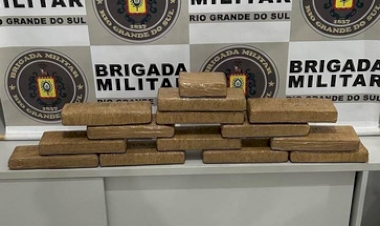 BM apreende quase 10 quilos de maconha no centro de Erechim