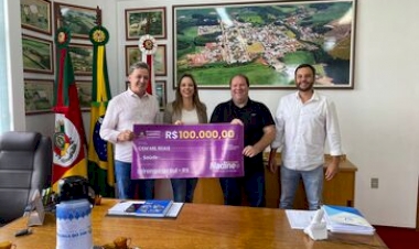 R$100 mil para Saúde de Ipiranga do Sul