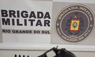BM prende homem por ameaça e posse irregular de arma de fogo em Campinas do Sul.