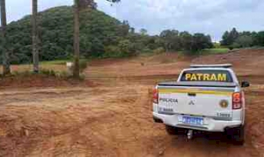 Batalhão Ambiental flagra instalação de loteamento irregular