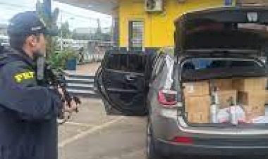 Polícia prende casal e recupera veículo furtado em Vacaria