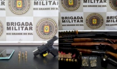 17 Armas apreendidas pelo 3°RPMon em 15 dias