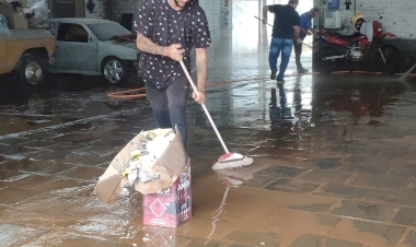Mais estragos provocados pela chuva em Getúlio Vargas