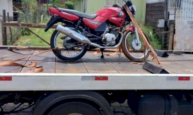 Homem é preso por receptação de moto roubada