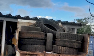 Machadinho: Secretaria de obras realiza Campanha de Recolhimento de Pneus Usados