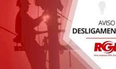 ESTAÇÃO - RGE INFORMA O DESLIGAMENTO DE ENERGIA NESTA QUARTA-FEIRA (24)