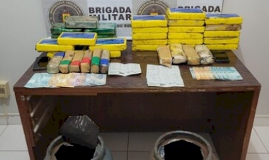 BM apreende 34kg de drogas, em Boa Vista das Missões