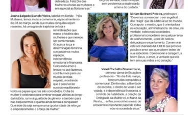 SOCIAL ANISSARA ZIR / Coluna da edição de 08 de março. ESPECIAL DIA DA MULHER (parte 3).