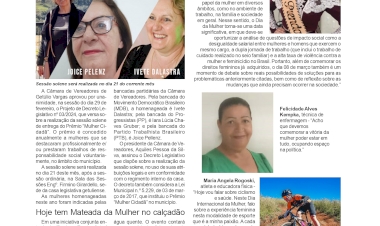 SOCIAL  ANISSARA ZIR / Coluna da edição do dia 08 de março. ESPECIAL DIA DA MULHER (parte 1).