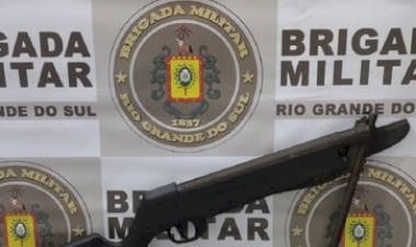 BM prende homem por porte ilegal de arma de fogo em Severiano de Almeida