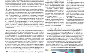 FINAL DE SEMANA MOVIMENTADO - Neivo A. T. Fabris / Coluna da edição de 15 de ,ar~p de 2024.