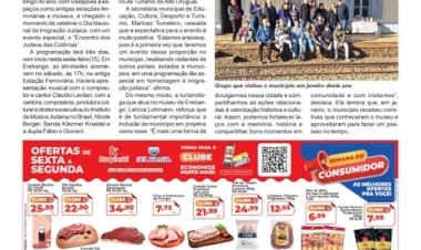 Erebango vai sediar evento em homenagem à imigração judaica