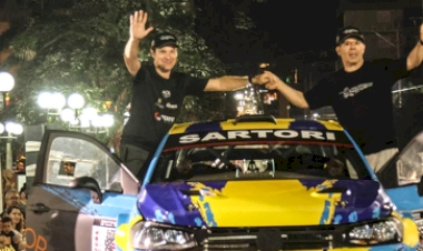 Irmãos Sartori vencem na categoria Rally 2 em etapa do Gaúcho de Velocidade