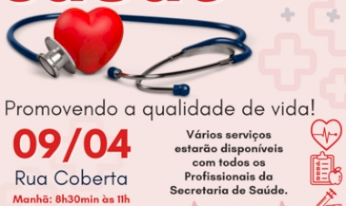 Feira da Saúde será realizada em Machadinho!