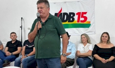 Vannei Mafissoni (Delfim) é indicado pelo MDB como pré-candidato à reeleição em Marcelino Ramos