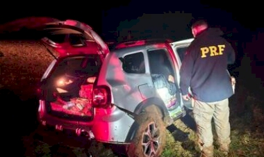 PRF e BM apreendem mais de meia tonelada de maconha e recuperam veículo roubado