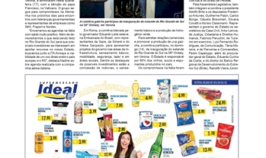 Deputada Delegada Nadine integra comitiva gaúcha para promover o RS na Itália