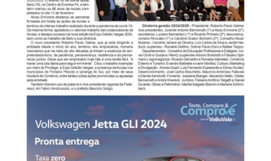 Presidente Roberto Paulo Galina apresenta sua diretoria gestão 2024/2025