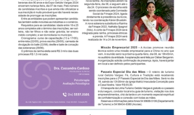 SOCIAL / ANISSARA ZIR - Coluna da edição do dia 03 de maio de 2024.