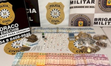 Operação prende mulher por tráfico de drogas em Erechim