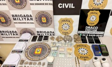 11ª DPRI/ERECHIM - OPERAÇÃO “MOON” - POLÍCIA CIVIL E BRIGADA MILITAR PRENDEM  EM FLAGRANTE DOIS HOMENS POR TRÁFICO DE ENTORPECENTES EM ERECHIM