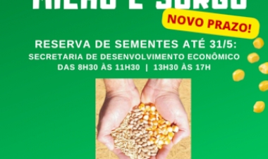 Getúlio Vargas - Prorrogado o prazo de reservas de sementes do  Programa Troca-troca de Sementes - 2024/202