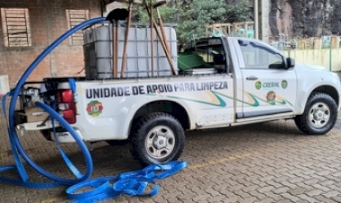 Creral equipa camionete para ajudar na limpeza de cidades do Vale do Taquari