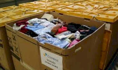 Correios arrecada mais de 15 mil toneladas de donativos ao Rio Grande do Sul