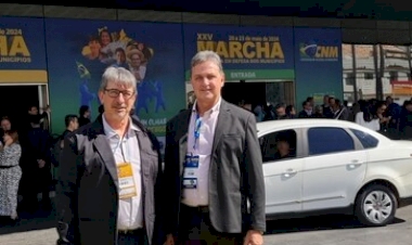 Prefeito de Ipiranga do Sul participou da XXV Marcha a Brasília em defesa dos municípios