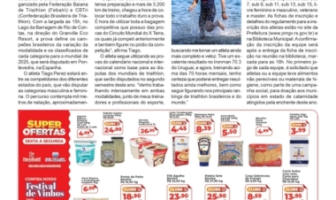 Tiago Perez disputa brasileiro e seletiva mundial de cross triathlon /  Municipal de Futsal de Getúlio com inscrições até dia 18