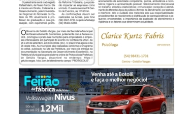 Accias - Reforma Tributária será tema de mais um Almoço Tá na Hora /  Prefeitura de Getúlio Vargas prorroga inscrições para a HJ Conference 2024 em Concórdia