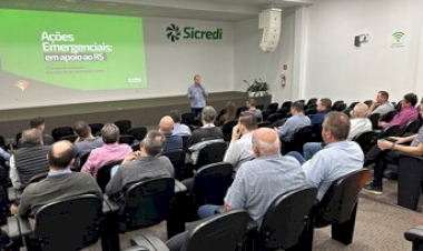 A  Sicredi Sul Minas RS/MG realiza ações emergenciais para apoiar associados do RS
