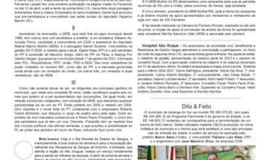 Os pré-candidatos a prefeito de Getúlio Vargas / Coluna da edição de 14 de junho de 2024 - Neivo A T Fabris