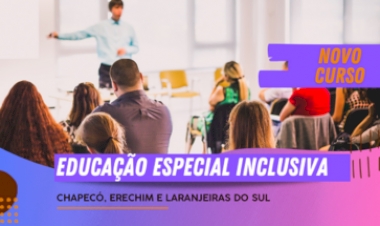 Últimos dias para inscrição no curso superior de Educação Especial Inclusiva