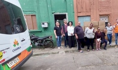Charrua produz alimentos para famílias atingidas pelas enchentes em Porto Alegre