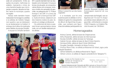 Desafio e Tabajara apresentam o projeto Vida ao Estádio Plácido Scussel