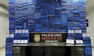 Polícia Civil realiza maior apreensão de cocaína da história da instituição