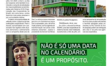 ESPECIAL DIA INTERNACIONAL DO COOPERATIVISMO - Sicredi intensifica mobilização em celebração a data