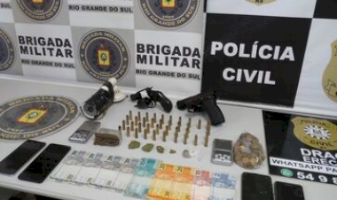 OPERAÇÃO SANTA BEATRIZ PARA COMBATE AO TRÁFICO DE DROGAS NO BAIRRO PREGRESSO EM ERECHIM