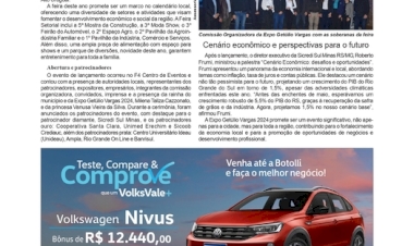 Expo Getúlio Vargas 2024 - Iniciativa promissora para o desenvolvimento local e regional