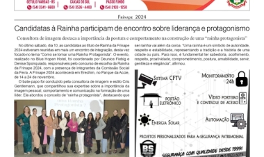 Frinape 2024 - Candidatas à Rainha participam de encontro sobre liderança e protagonismo